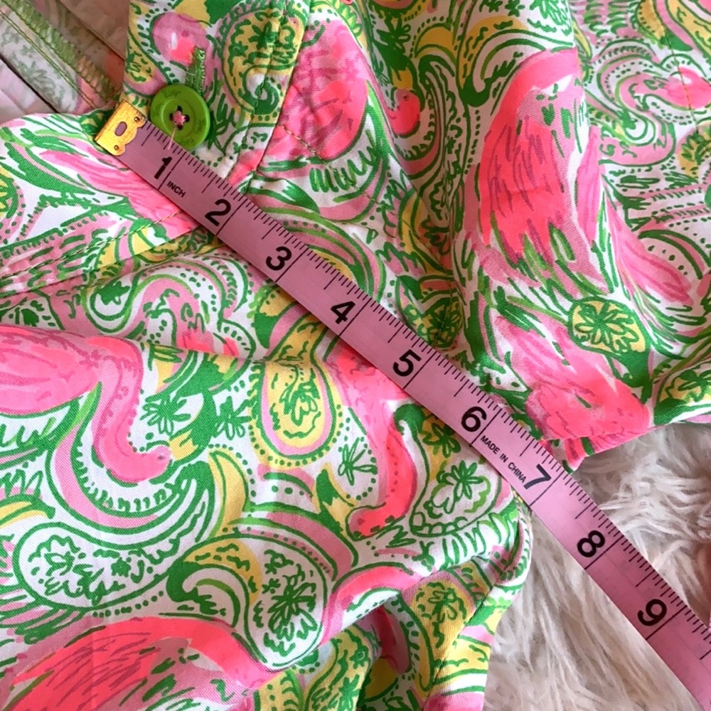 Lilly Pulitzer Pink and Green Patterned Shorts - Picture 13 of 14